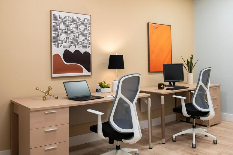 Spacious two-person office suite at W Executive Suites, 21515 Vanowen Ave.