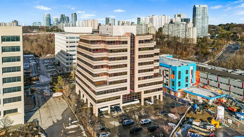 Exterior view of the multi-story professional building at 255 Duncan Mill Road.