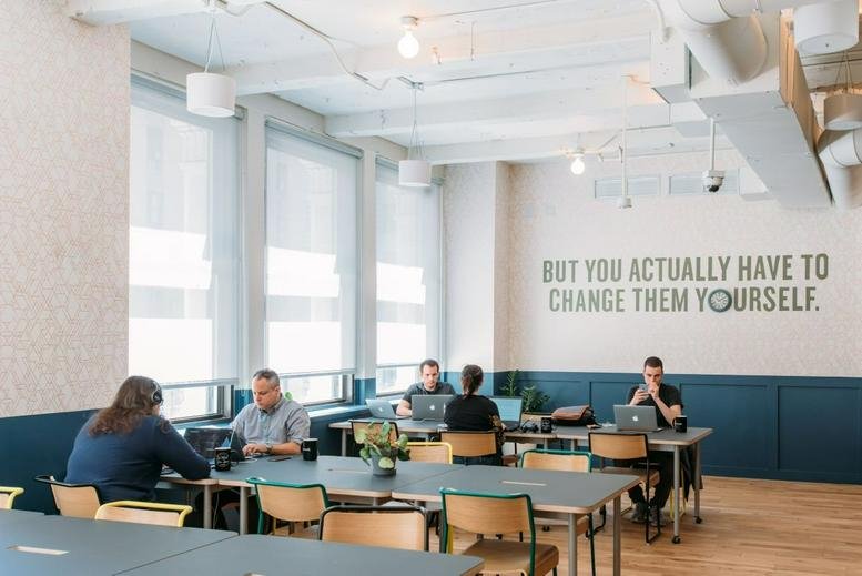 Spacious open-plan coworking area at 33 Irving Place, 3rd Floor, Union Square, New York.