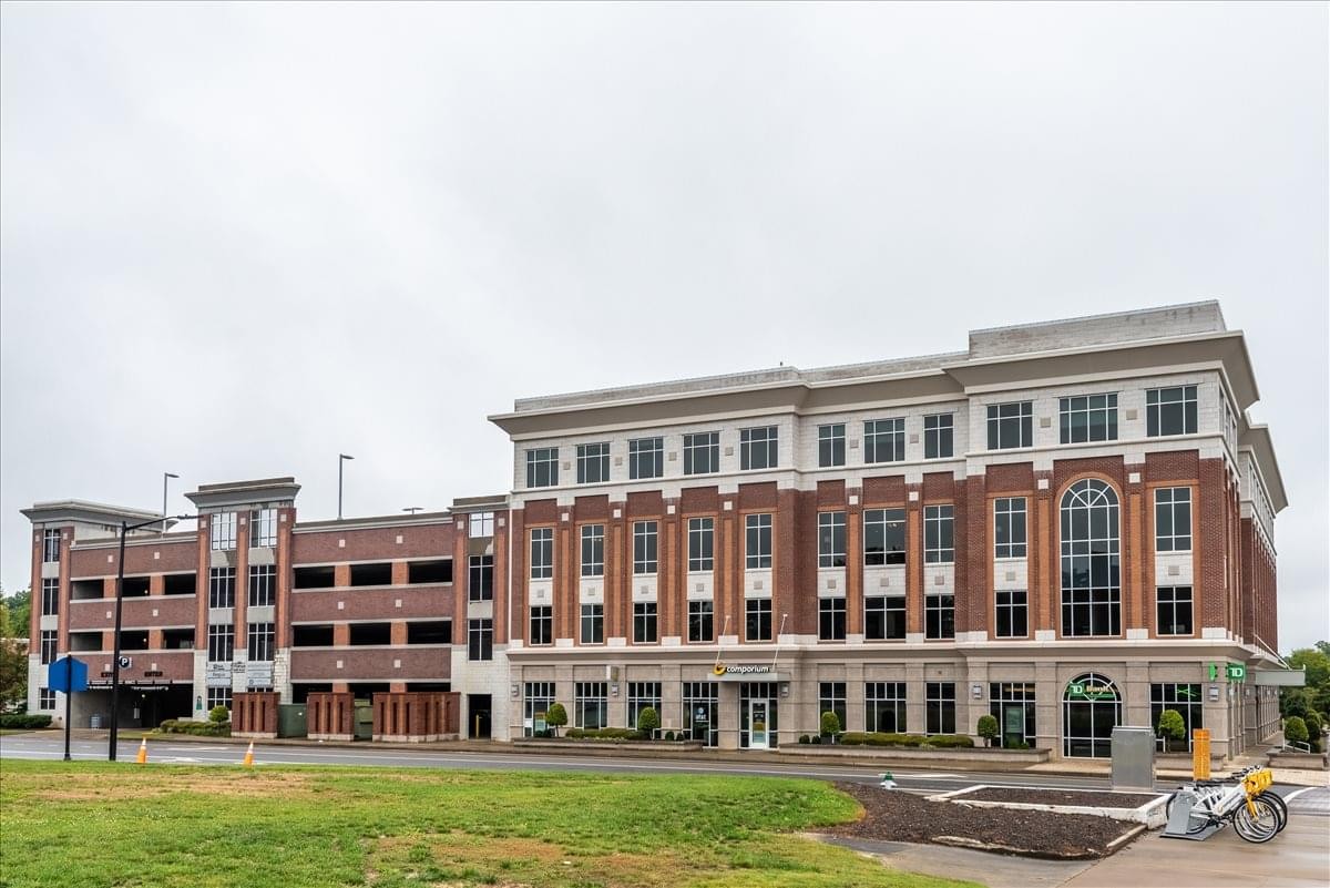 Exterior view of the brick building at 331 East Main Street, Suite 200.