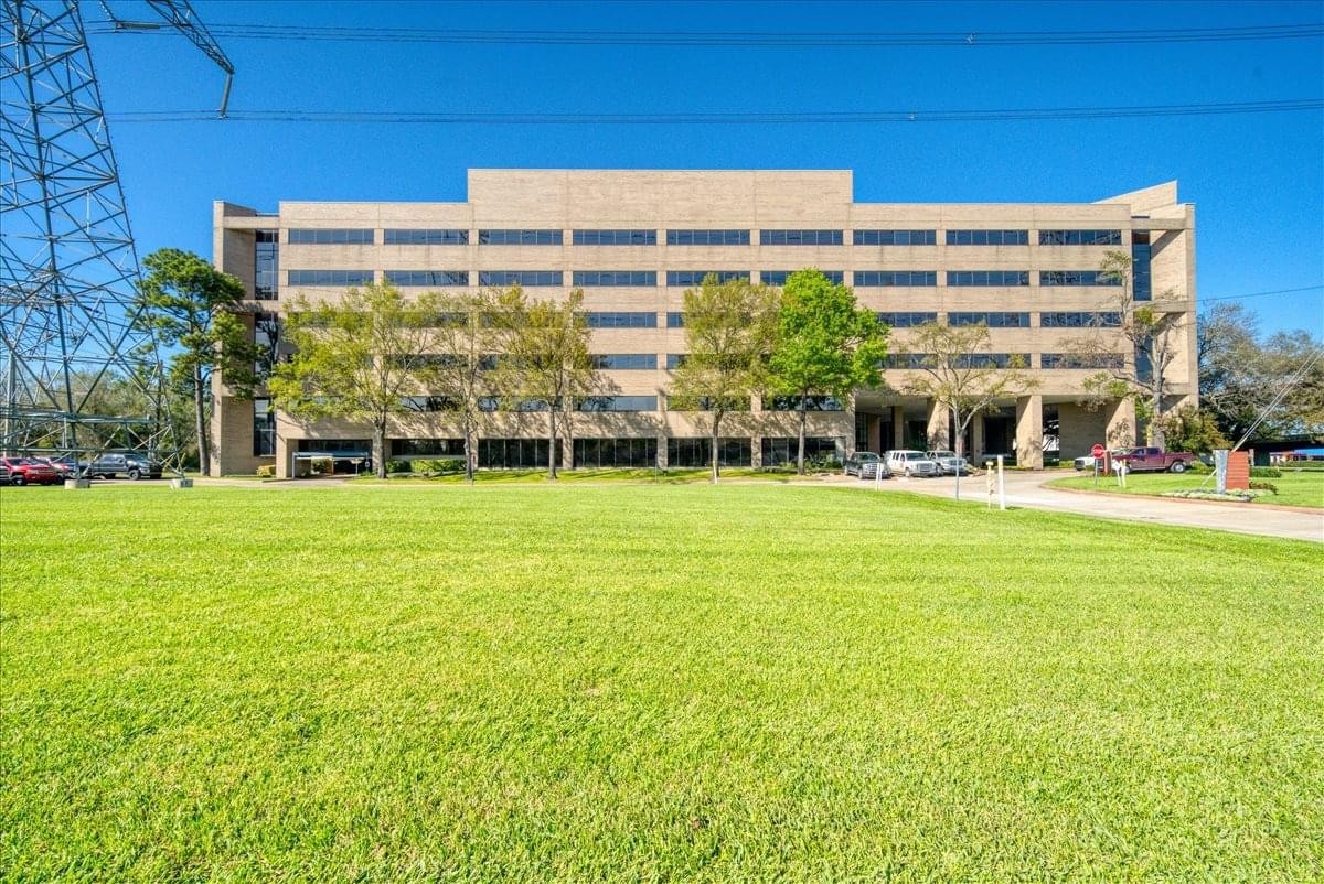 Exterior view of the multi-story office building at 3663 North Sam Houston Parkway East.