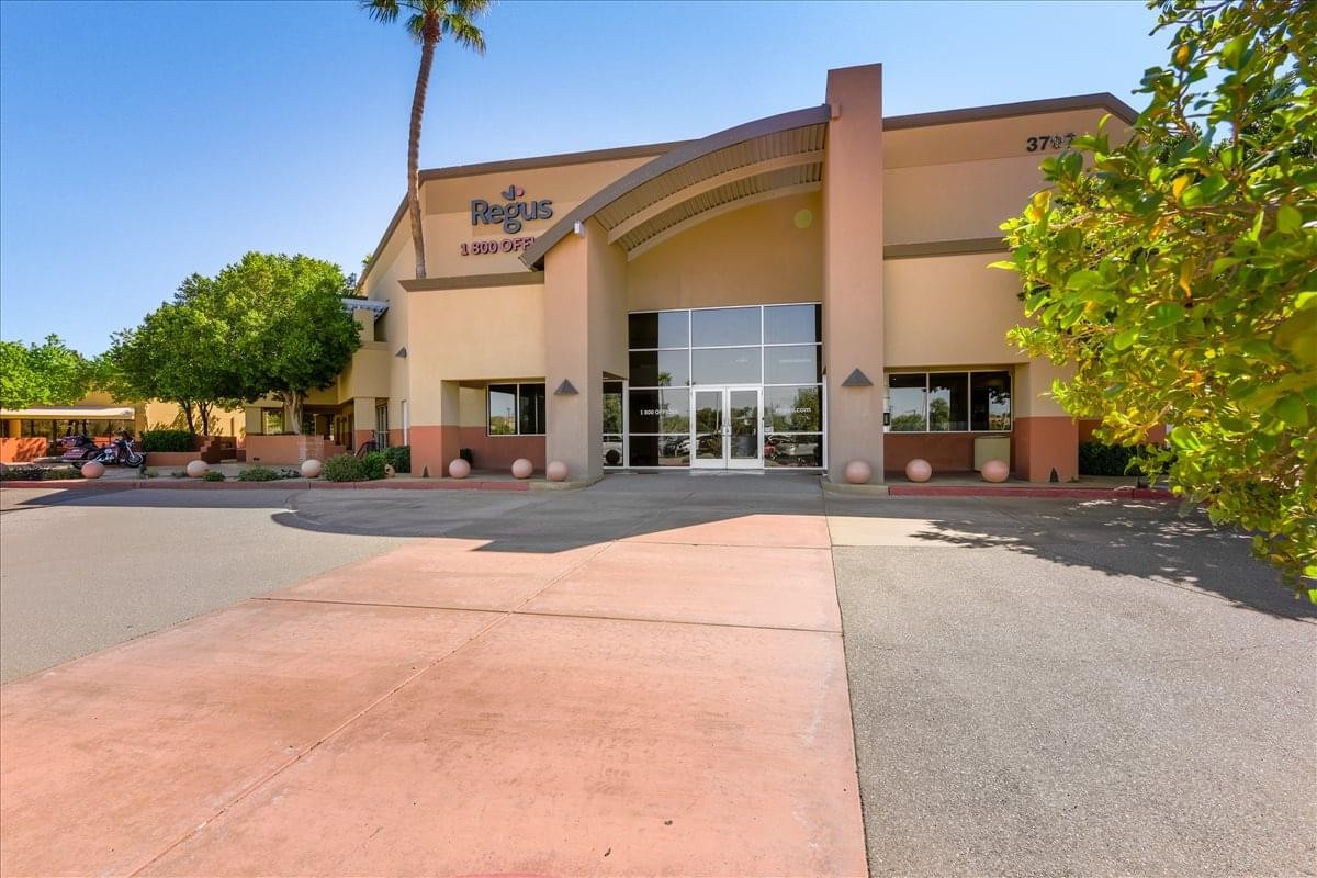 Exterior view of the professional business entrance at 3707 E Southern Avenue, Mesa, Arizona.