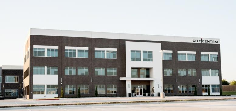 Exterior view of CityCentral building with modern facade.