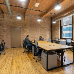 Interior of 320 West Ohio Street, Adlake Building