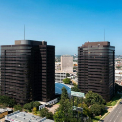 Exterior image of 7322-7324 Southwest Freeway, Arena Towers