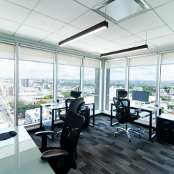Large open plan workspace with ergonomic seating and windows, Avenida Juan Ponce de León, San Juan