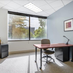Private office space with wooden desk and natural light, Clairemont Avenue Business Centre, Decatur, Atlanta
