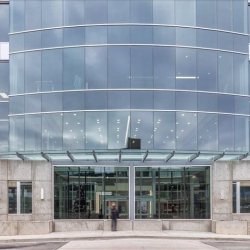 Glass facade exterior of Traverse Ridge Center III, 3300 N Triumph Blvd, Lehi, Utah