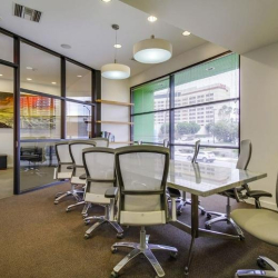 Bright professional boardroom featuring extensive glazing and ergonomic seating, Marina Del Rey, California.