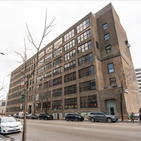 Exterior view of 320 West Ohio Street, Adlake Building. Click for details.