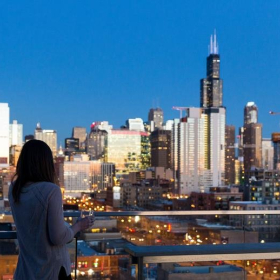 Exterior view of 171 North Aberdeen Street, 4th & 5th Floor. Click for details.