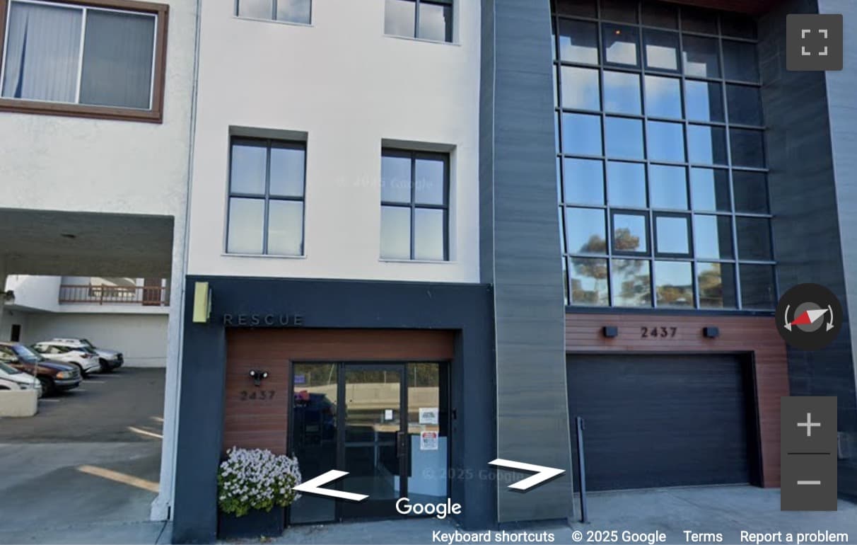 Street View image of 2437 Morena Boulevard, 1st, 2nd & 3rd Floor, San Diego, California