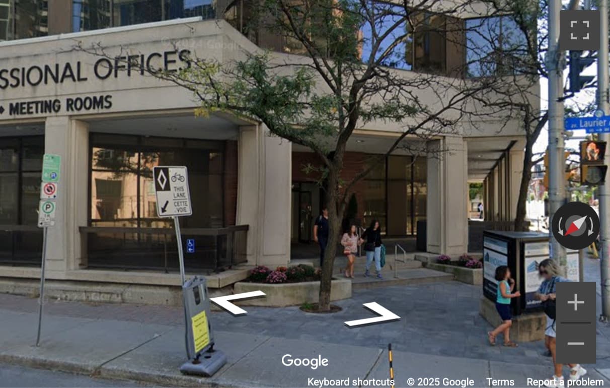Street View image of 440 Laurier Avenue West, 2nd Floor, Ottawa, Ontario