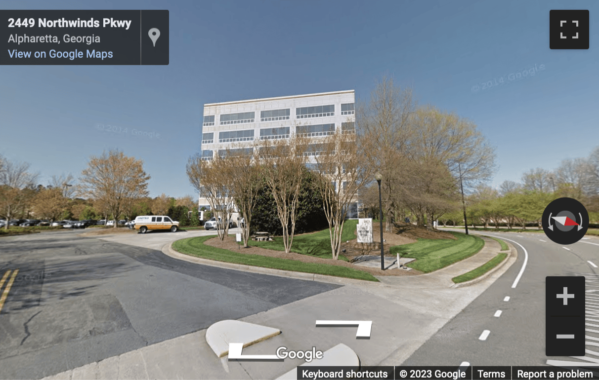 Street View image of 2475 Northwinds Parkway, One Northwinds Center, Suite 200, NorthPoint Center, Atlanta