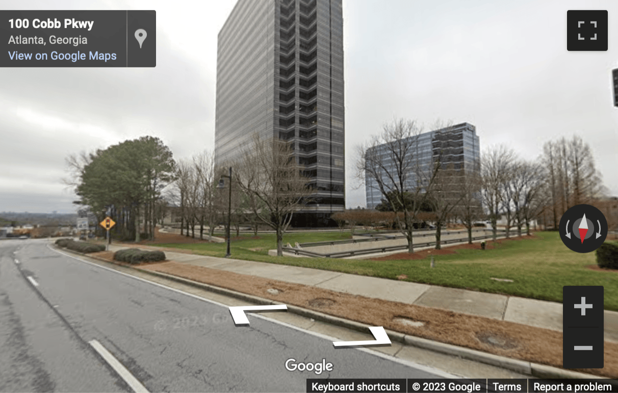 Street View image of 3350 Riverwood Parkway, SE, Suite 1900, Riverwood Center, Atlanta, Georgia, USA
