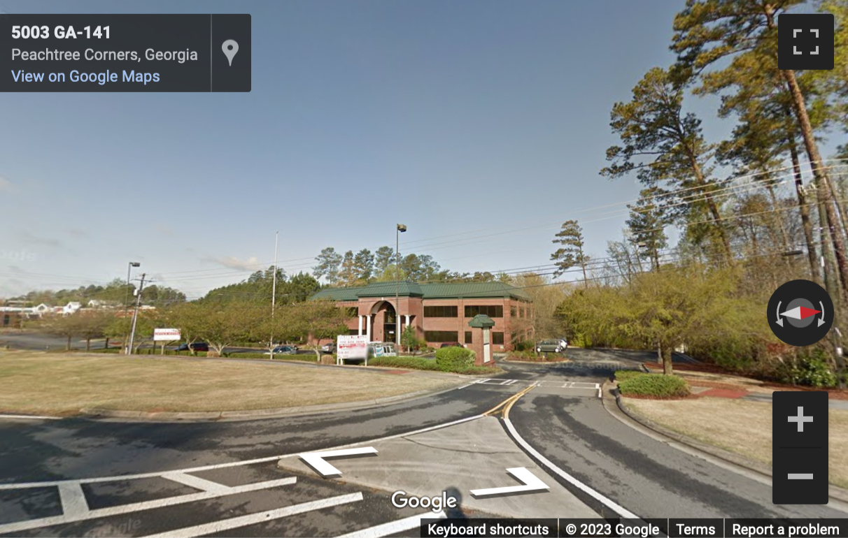 Street View image of 4989 Peachtree Parkway NW, Suite 200, Atlanta, Georgia, USA