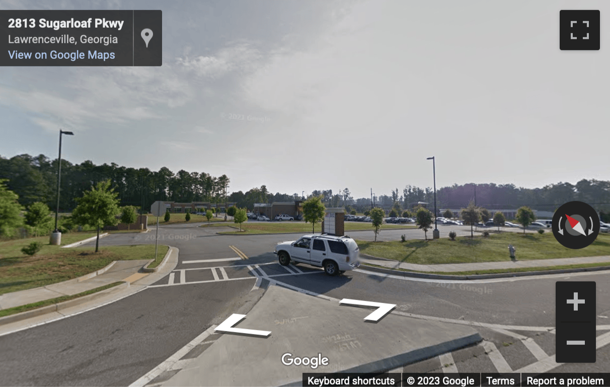 Street View image of 2784 Sugarloaf Parkway, Lawrenceville, Atlanta, Georgia, USA