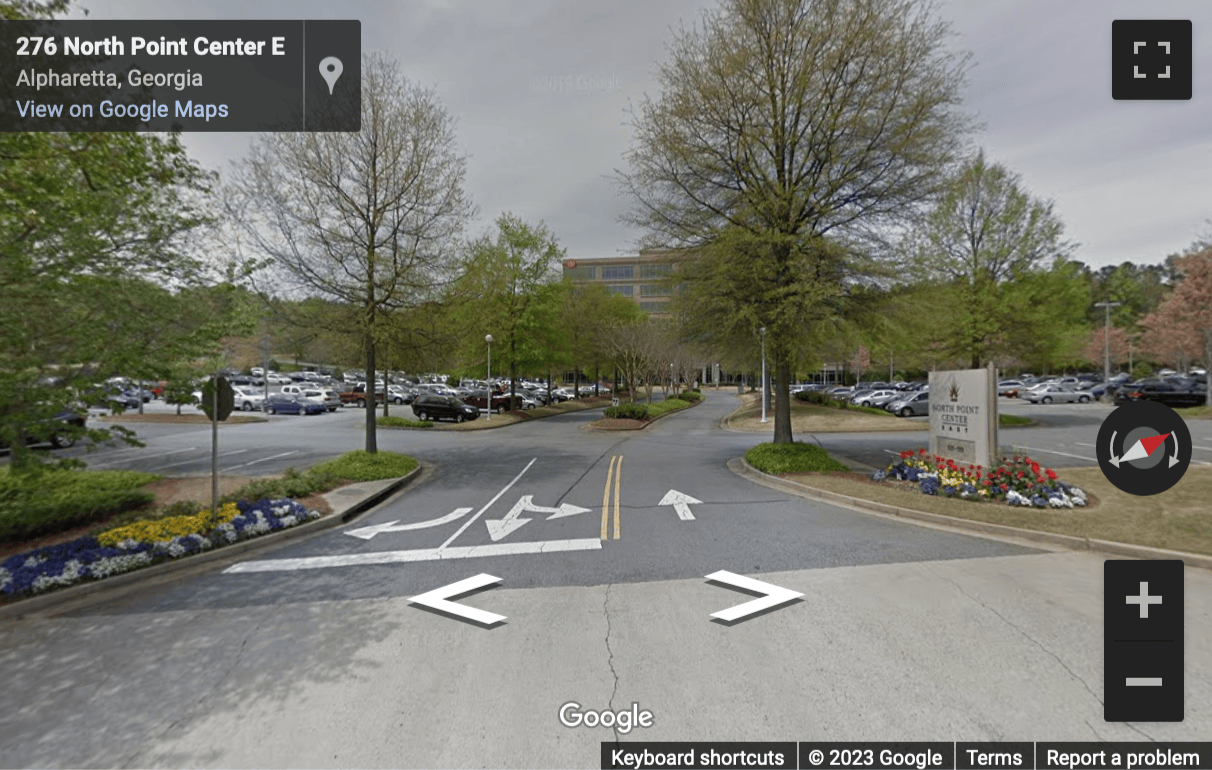 Street View image of 555 North Point Center East, Suite 400, Atlanta, Georgia, USA