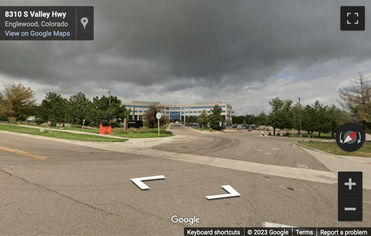 Street View image of 8310 South Valley Highway, Suite 300, The Point, Englewood, Colorado, USA