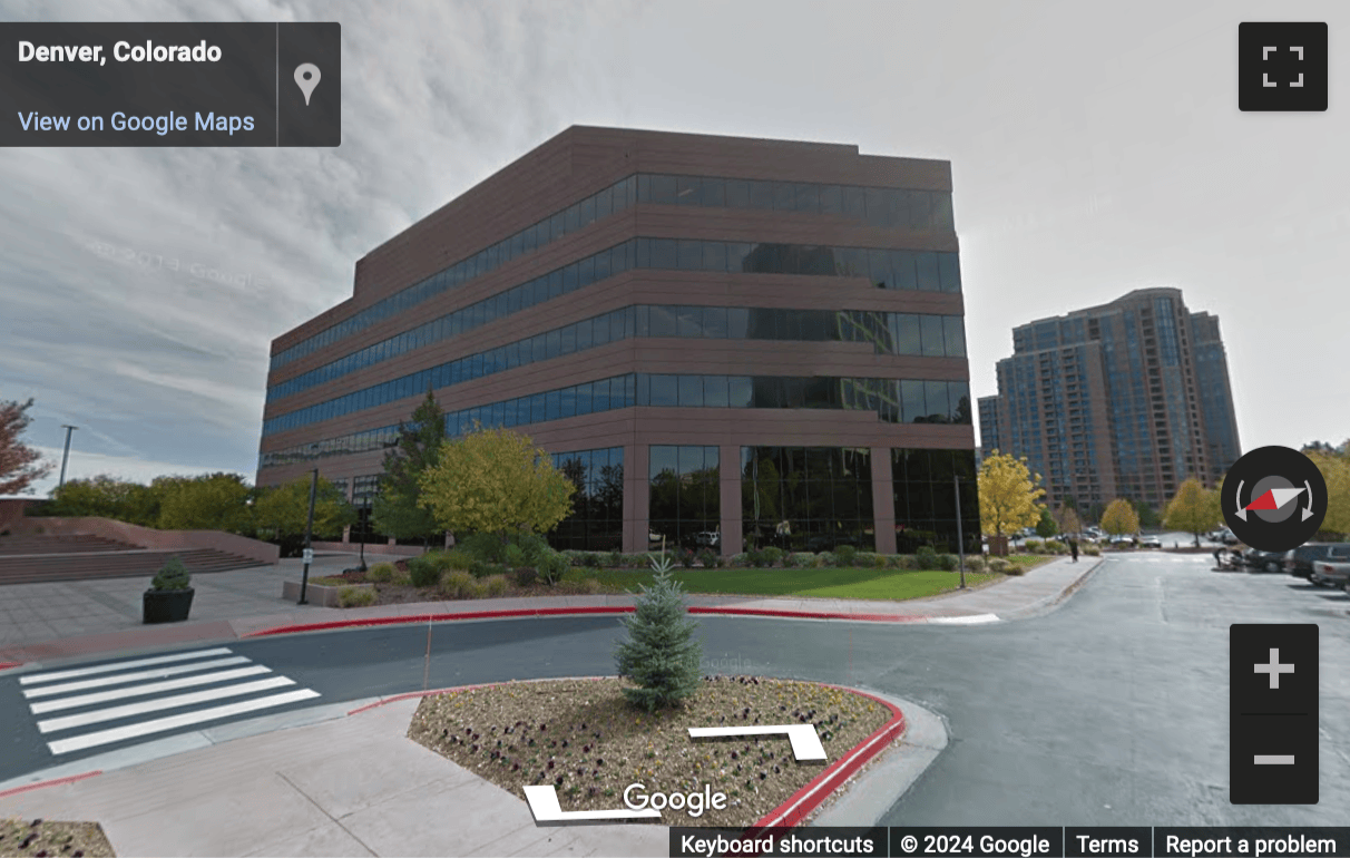 Street View image of 4610 South Ulster Street, Tech Center, Suite 150, Denver, Colorado, USA