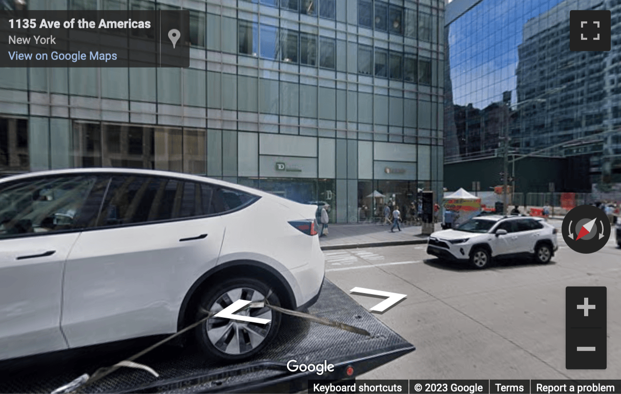 Street View image of 1120 Avenue of the Americas, New York, New York State, USA