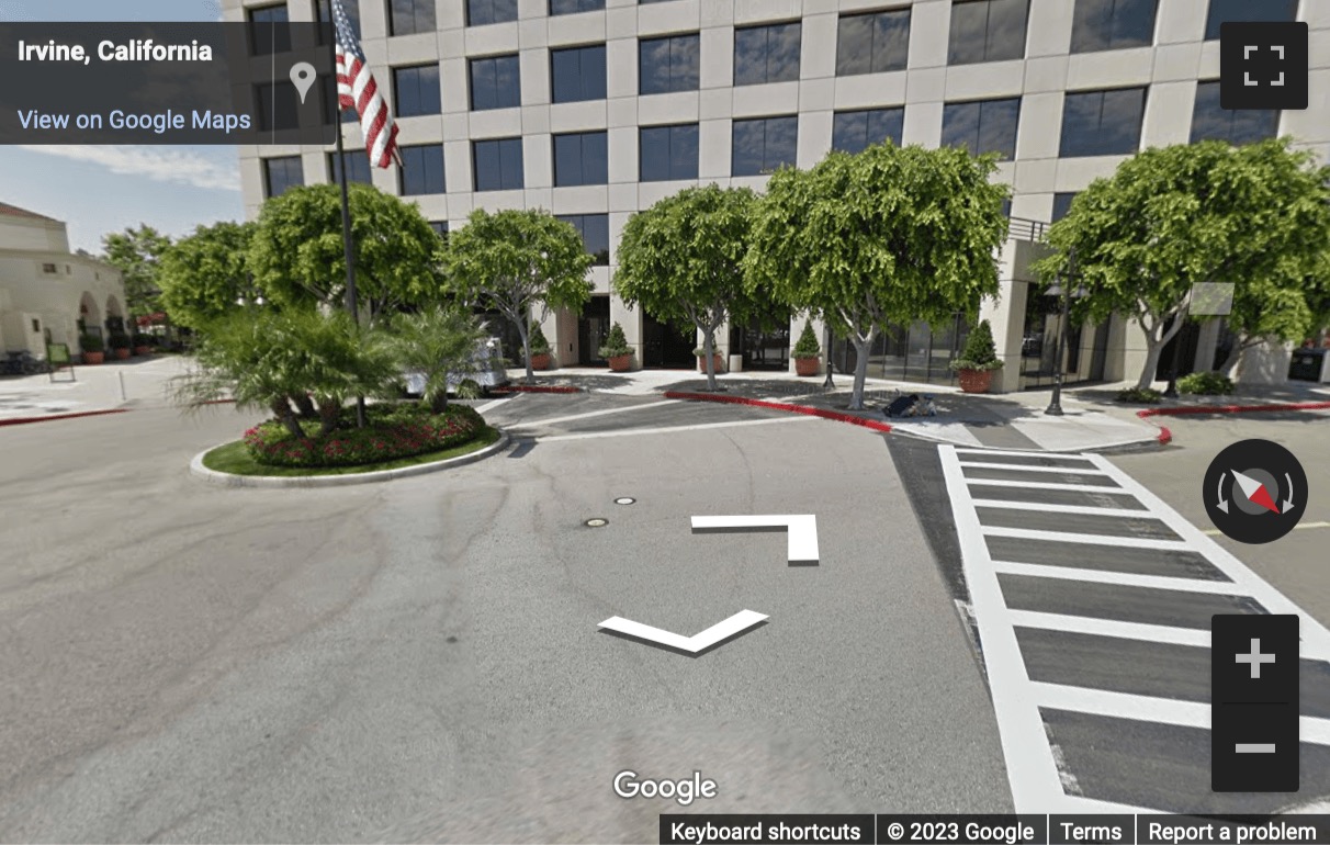 Street View image of 4199 Campus Drive, Suite 550, University Tower, Irvine, California, USA