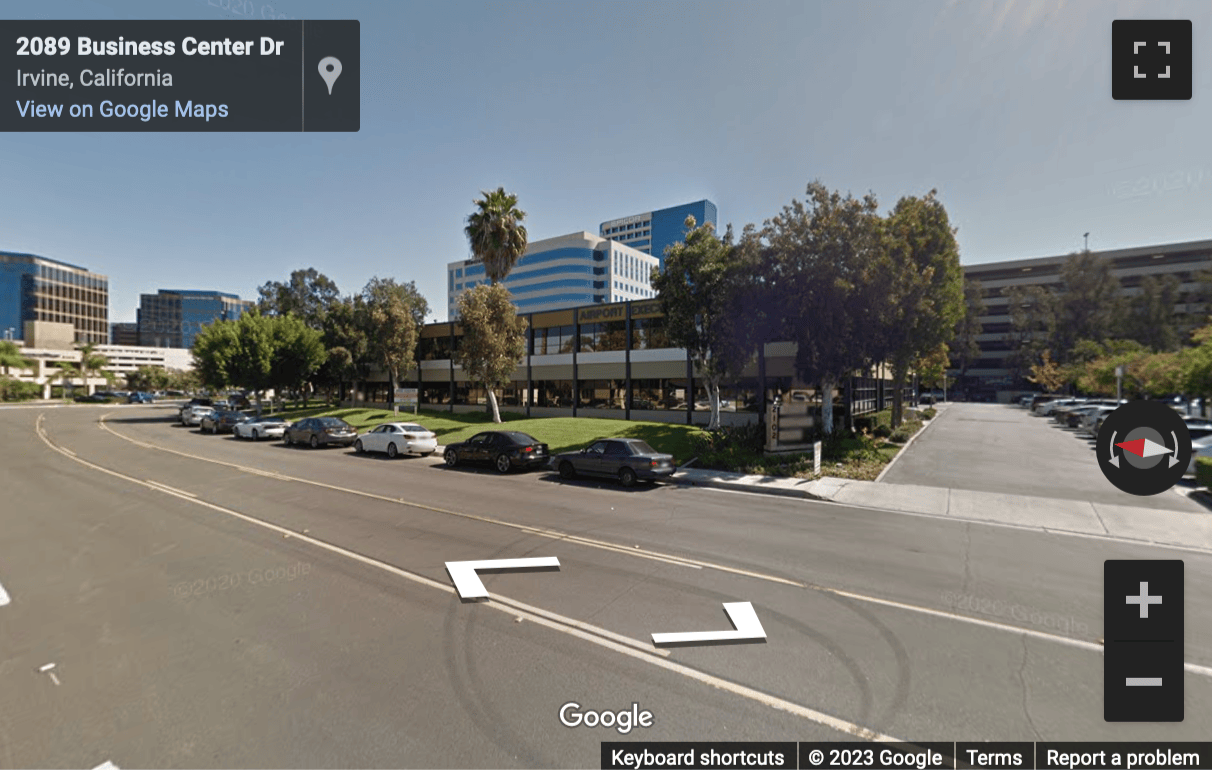 Street View image of 2102 Business Center Drive, Suite No. 130, Airport Executive suites, Irvine
