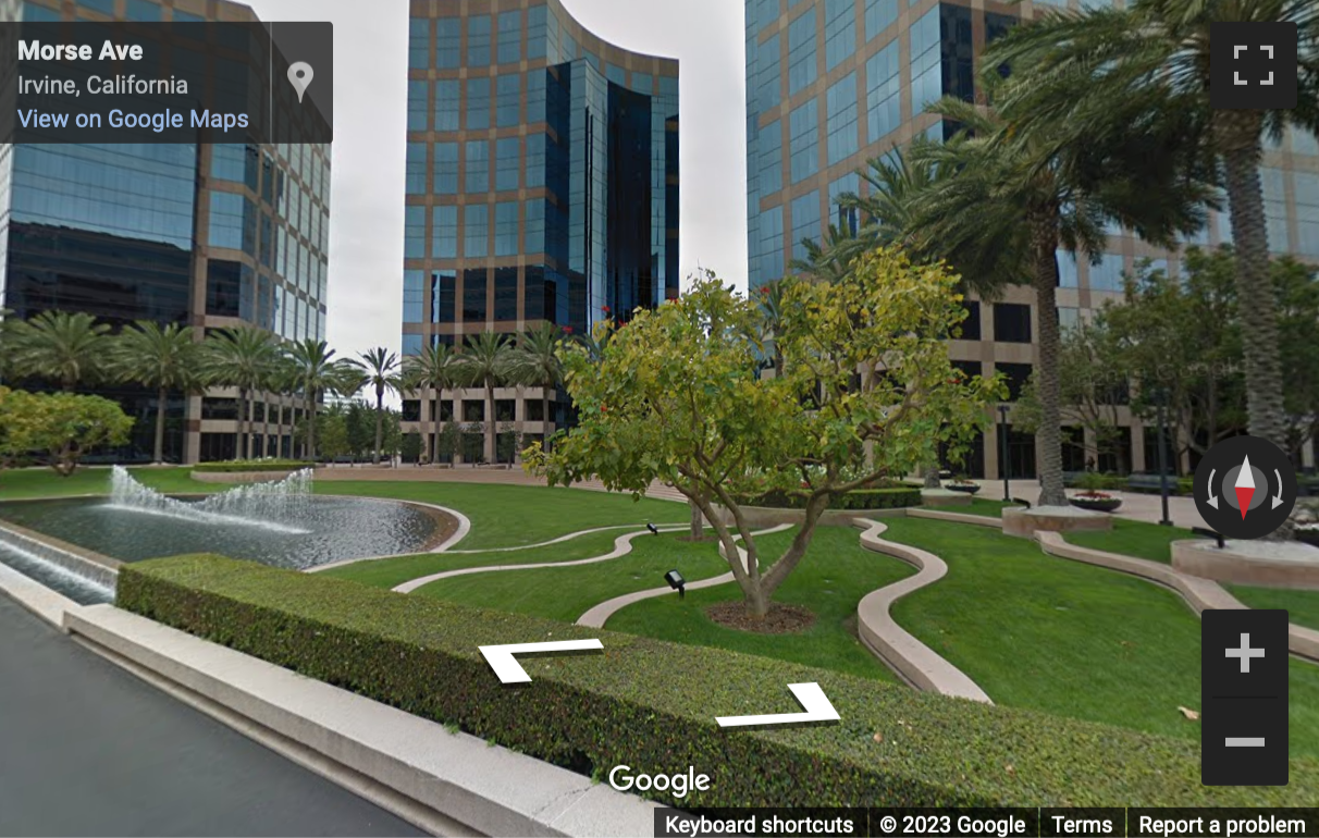 Street View image of 2030 Main Street, Suite 1300, Wells Fargo Building, Irvine, California, USA