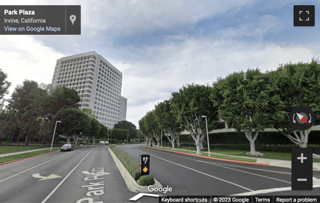 Street View image of Suite 600, 1 Park Plaza, Jamboree Center, Irvine, California, USA