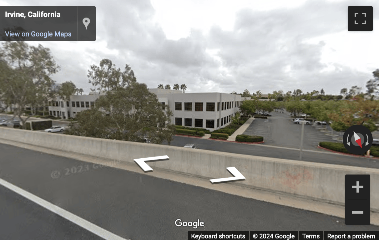 Street View image of 7545 Irvine Center Drive, Suite 200, Spectrum Center, Irvine, California, USA