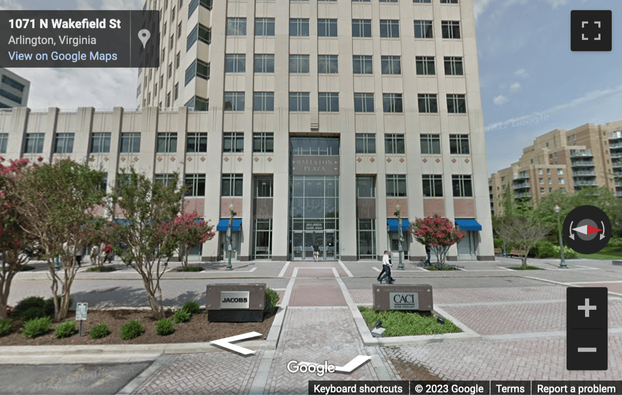 Street View image of 1100 N. Glebe Road, Suite 1010, Arlington, Virginia, USA