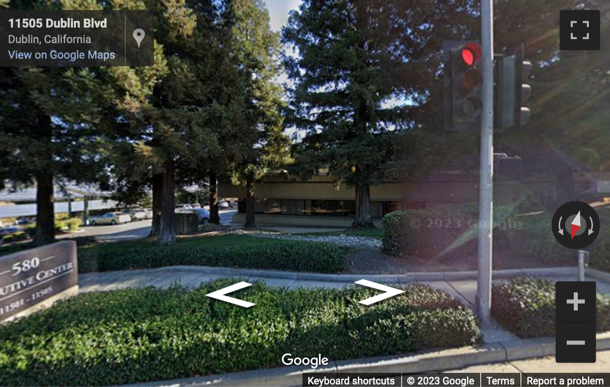Street View image of 11501 Dublin Boulevard, Suite 200, Dublin, California, USA