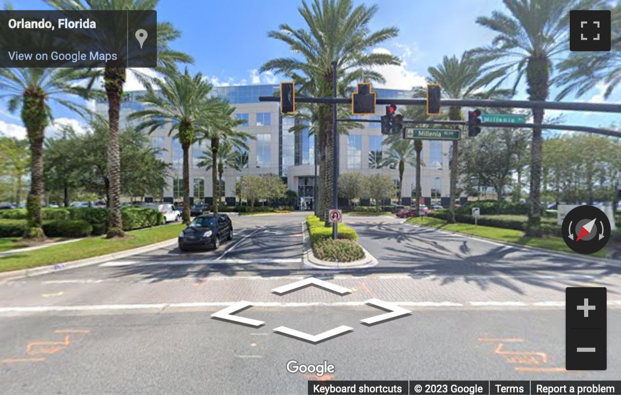 Street View image of 4700 Millenia Blvd. , Suite 175, Orlando, Florida, USA