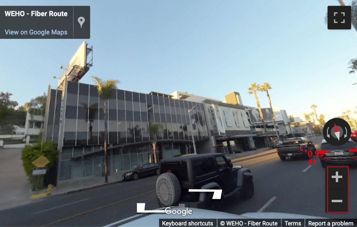Street View image of 8335 Sunset Boulevard, 2nd Floor, West Hollywood, California, USA