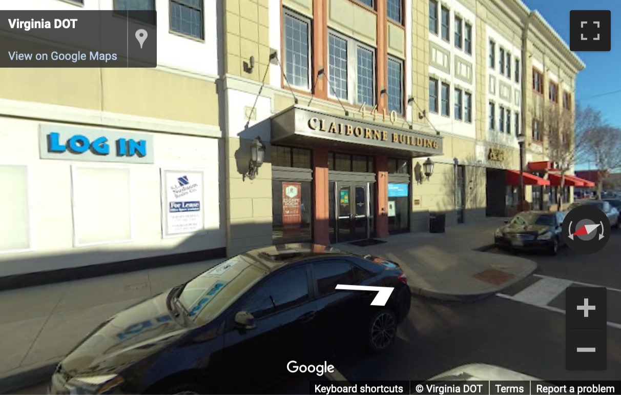 Street View image of 4410 East Claiborne Street, Hampton, Virginia, USA