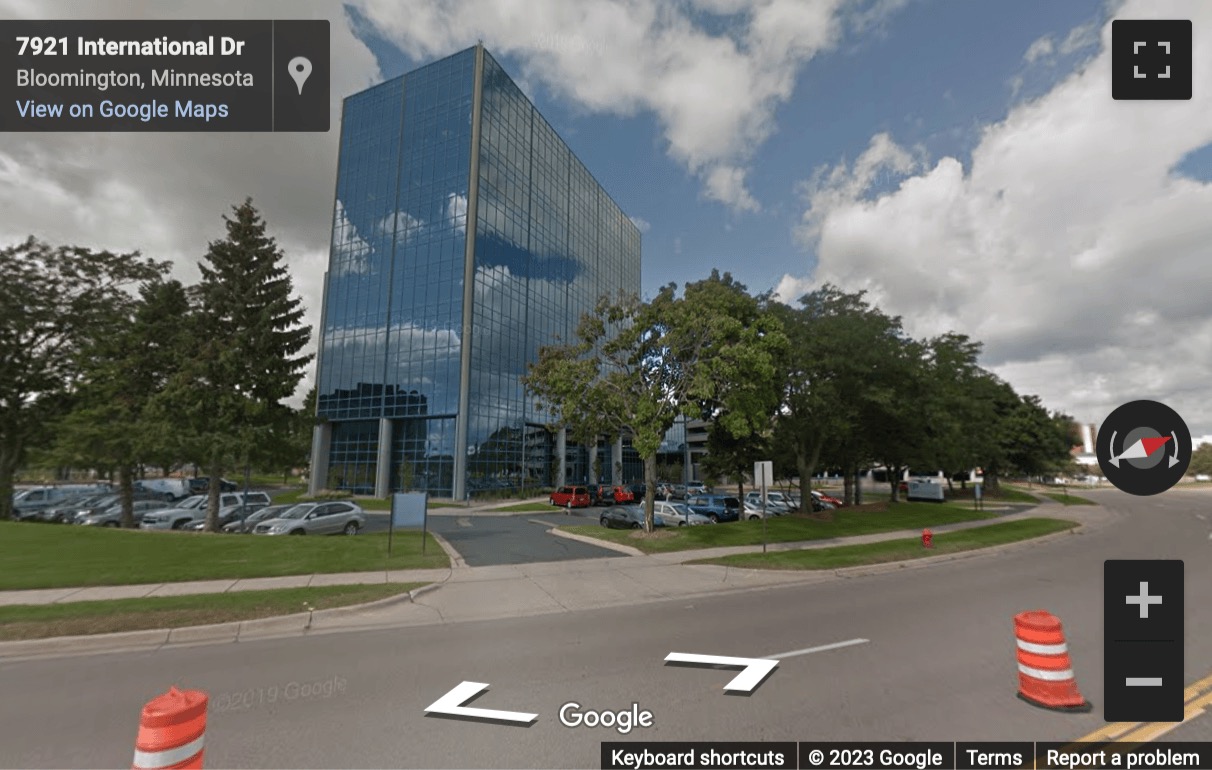 Street View image of 7900 International Drive, Suite 200, Bloomington, Minnesota, USA
