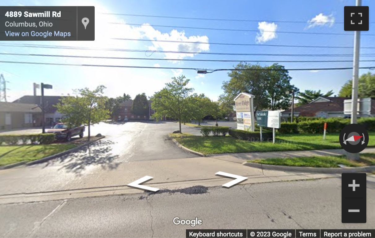 Street View image of 4889 Sawmill Road, Columbus, Ohio, USA