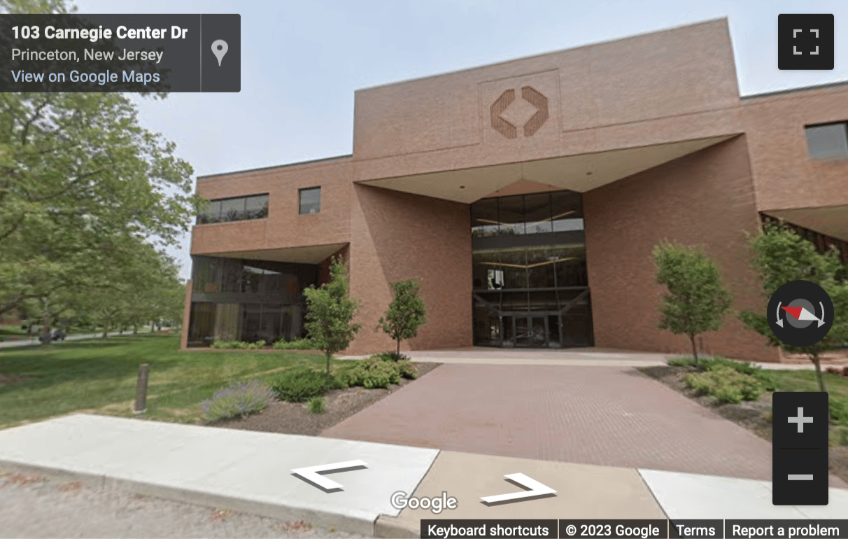 Street View image of 103 Carnegie Center, Suite 300, Carnegie Center Drive, Princeton, New Jersey, USA