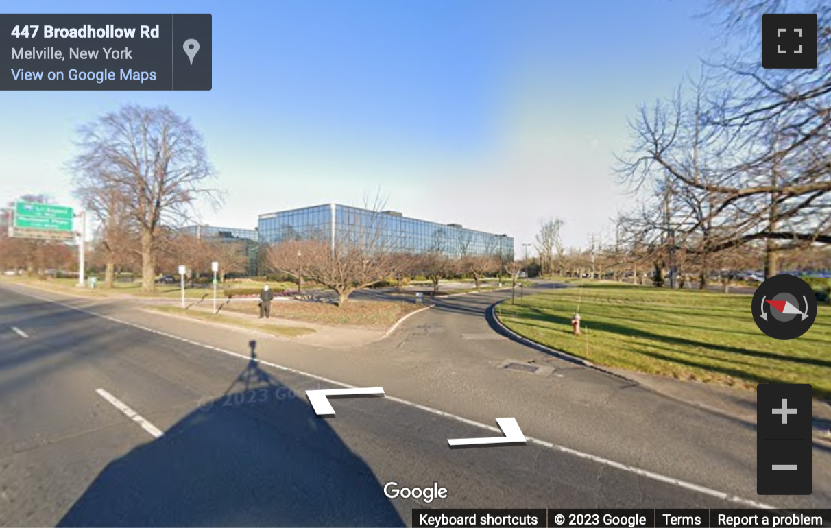 Street View image of 445 Broad Hollow Road, Suite 25, Melville, New York State, USA