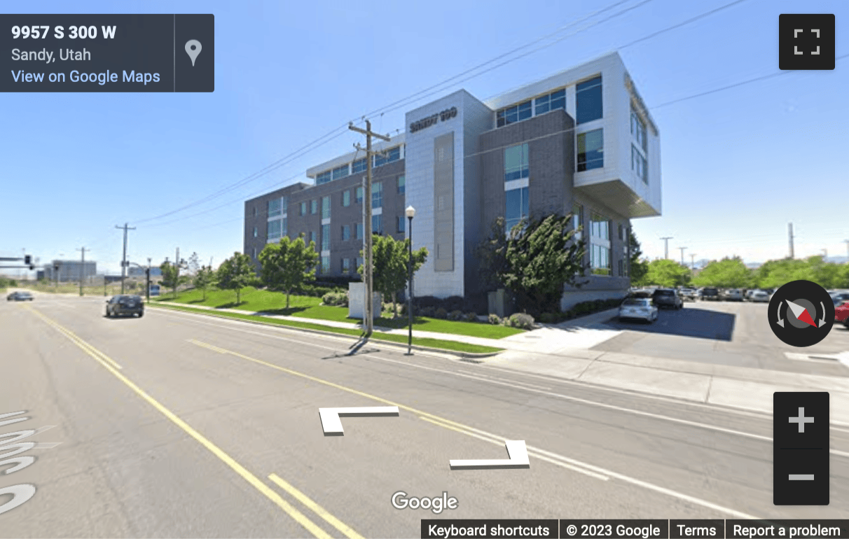 Street View image of 9980 South 300 West, Suite 200, Sandy, Utah, USA