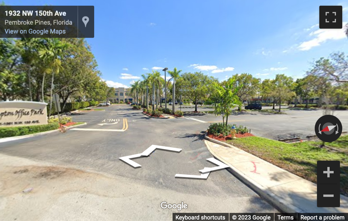 Street View image of 1931 NW 150 Avenue, Pembroke Pines, Florida, USA