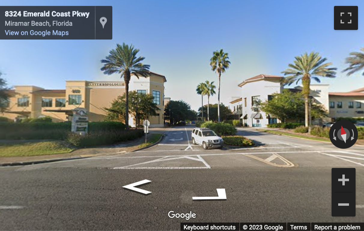 Street View image of 495 Grand Boulevard, Suite 206, Miramar Beach, Florida, USA