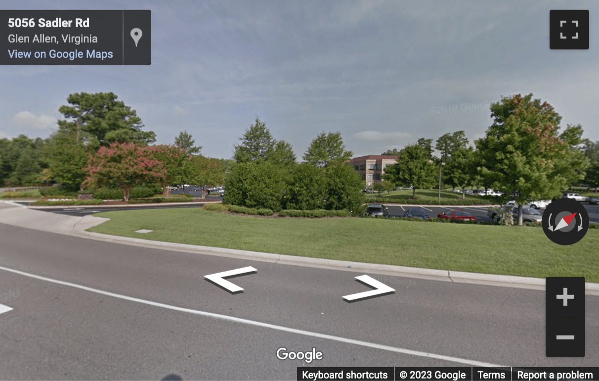 Street View image of 4870 Sadler Road, Suite 300, Glen Allen, Richmond, Virginia, USA