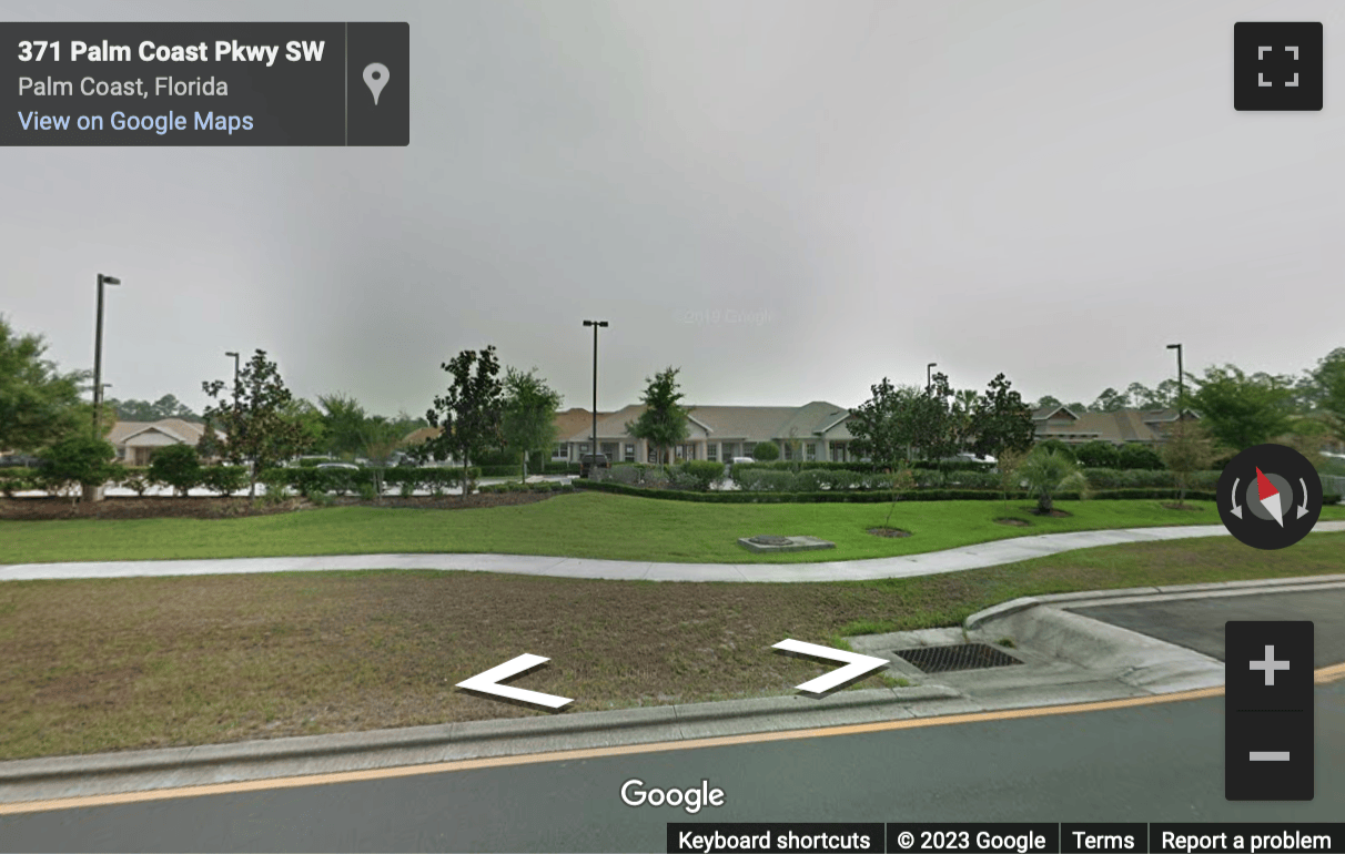Street View image of West Point Plaza, 389 Palm Coast Parkway SW, Suite 3 & 4