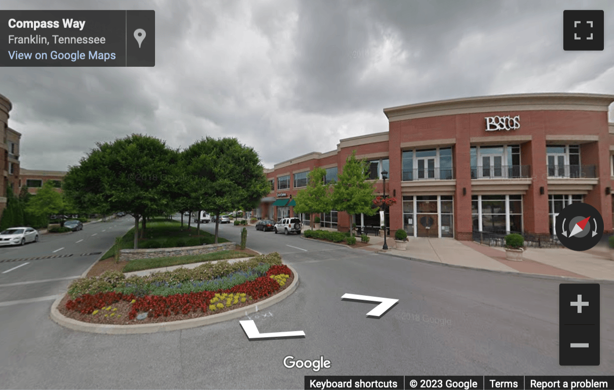 Street View image of 2550 Meridian Boulevard, Suite 200, Franklin, Tennessee, USA
