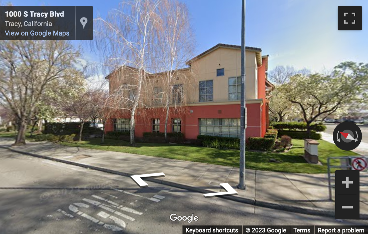 Street View image of 672 W. 11th Street, Tracy, California, USA
