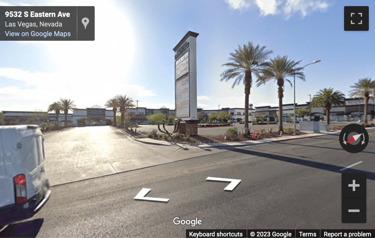 Street View image of Park Plaza, Suite 253, 9550 S. Eastern Ave, Henderson, Nevada, USA