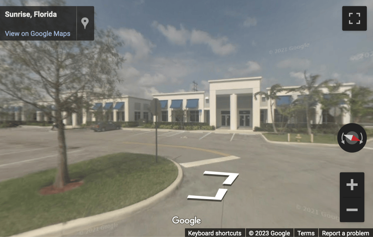 Street View image of 1401 Sawgrass Corporate Parkway, Sunrise, Florida, USA