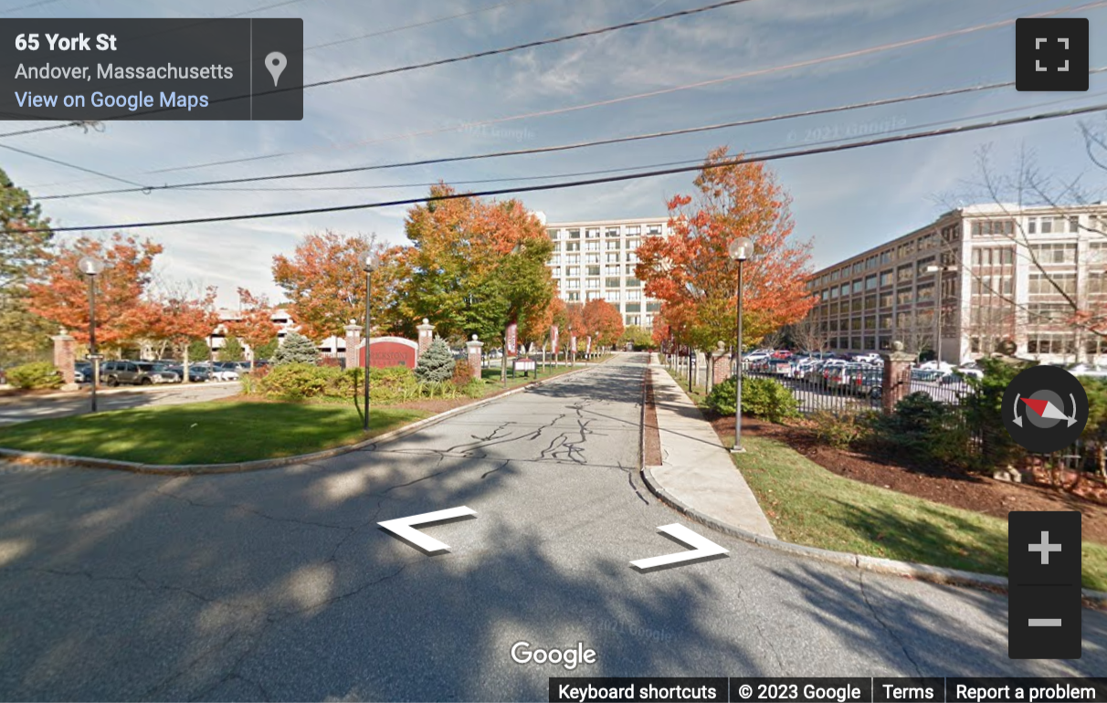 Street View image of 300 Brickstone Square, Suite 201, Andover, Massachusetts, USA