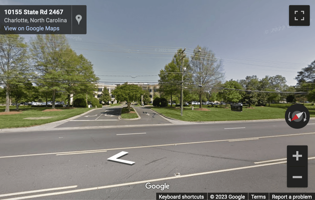 Street View image of 10130 Mallard Creek Road, Suite 300, Charlotte, North Carolina, USA